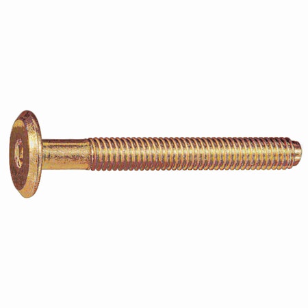 Midwest Fastener Binding Screw, 1.00mm (Coarse), Steel, Yellow Zinc, 8 PK 933627